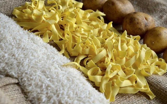 Slim varieren met aardappelen rijst pasta