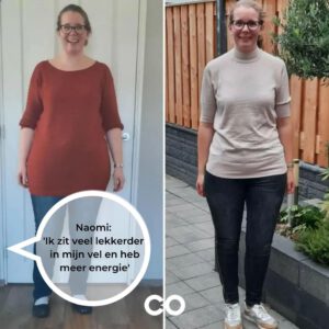 Coach nutrition ervavaringen verhaal van Naomi