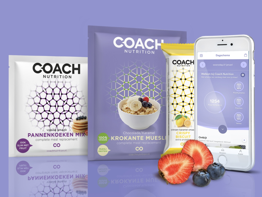 COACH NUTRITION meld je aan als coach bij het Coach Nutrition netwerk mobile