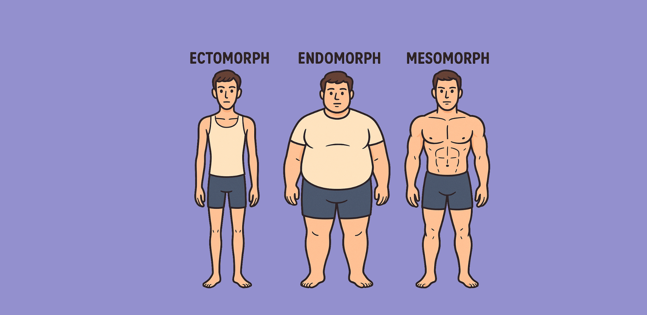 De verschillende lichaamstypes